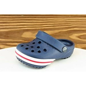 Jibbitz by Crocs Toddler Boys 4 Medium Blue‎ Clogs Synthetic